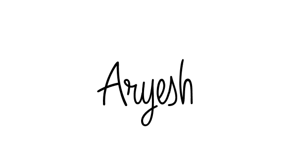 How to make Aryesh signature? Angelique-Rose-font-FFP is a professional autograph style. Create handwritten signature for Aryesh name. Aryesh signature style 5 images and pictures png