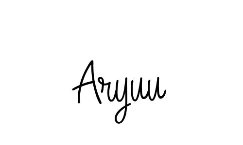 Angelique-Rose-font-FFP is a professional signature style that is perfect for those who want to add a touch of class to their signature. It is also a great choice for those who want to make their signature more unique. Get Aryuu name to fancy signature for free. Aryuu signature style 5 images and pictures png