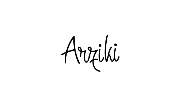 Check out images of Autograph of Arziki name. Actor Arziki Signature Style. Angelique-Rose-font-FFP is a professional sign style online. Arziki signature style 5 images and pictures png
