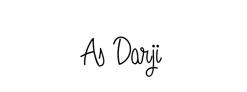 Use a signature maker to create a handwritten signature online. With this signature software, you can design (Angelique-Rose-font-FFP) your own signature for name As Darji. As Darji signature style 5 images and pictures png