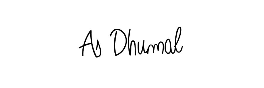 Also we have As Dhumal name is the best signature style. Create professional handwritten signature collection using Angelique-Rose-font-FFP autograph style. As Dhumal signature style 5 images and pictures png