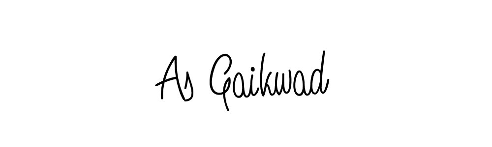 As Gaikwad stylish signature style. Best Handwritten Sign (Angelique-Rose-font-FFP) for my name. Handwritten Signature Collection Ideas for my name As Gaikwad. As Gaikwad signature style 5 images and pictures png