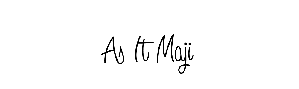 How to make As It Maji signature? Angelique-Rose-font-FFP is a professional autograph style. Create handwritten signature for As It Maji name. As It Maji signature style 5 images and pictures png