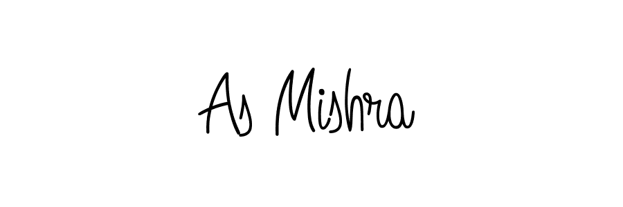 As Mishra stylish signature style. Best Handwritten Sign (Angelique-Rose-font-FFP) for my name. Handwritten Signature Collection Ideas for my name As Mishra. As Mishra signature style 5 images and pictures png