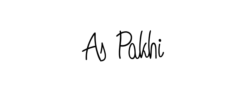 Make a beautiful signature design for name As Pakhi. Use this online signature maker to create a handwritten signature for free. As Pakhi signature style 5 images and pictures png