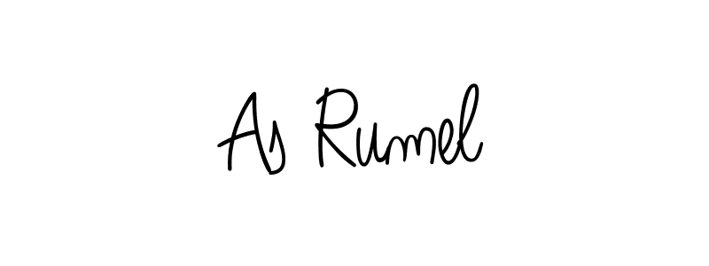 Once you've used our free online signature maker to create your best signature Angelique-Rose-font-FFP style, it's time to enjoy all of the benefits that As Rumel name signing documents. As Rumel signature style 5 images and pictures png