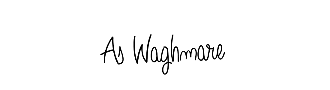 Make a beautiful signature design for name As Waghmare. Use this online signature maker to create a handwritten signature for free. As Waghmare signature style 5 images and pictures png