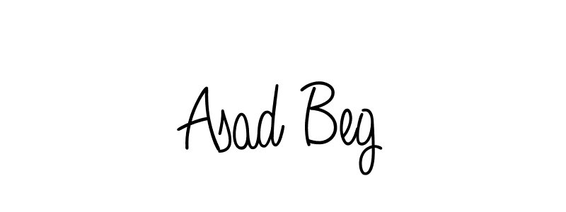 Asad Beg stylish signature style. Best Handwritten Sign (Angelique-Rose-font-FFP) for my name. Handwritten Signature Collection Ideas for my name Asad Beg. Asad Beg signature style 5 images and pictures png