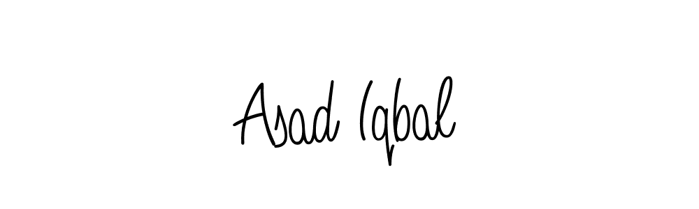 Create a beautiful signature design for name Asad Iqbal. With this signature (Angelique-Rose-font-FFP) fonts, you can make a handwritten signature for free. Asad Iqbal signature style 5 images and pictures png