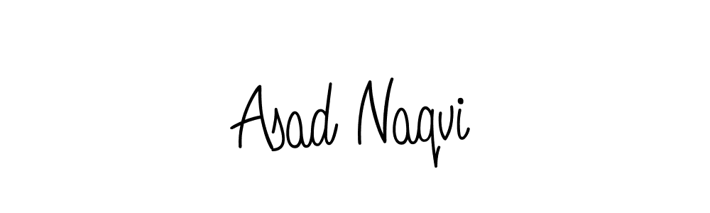 The best way (Angelique-Rose-font-FFP) to make a short signature is to pick only two or three words in your name. The name Asad Naqvi include a total of six letters. For converting this name. Asad Naqvi signature style 5 images and pictures png