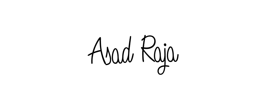 Use a signature maker to create a handwritten signature online. With this signature software, you can design (Angelique-Rose-font-FFP) your own signature for name Asad Raja. Asad Raja signature style 5 images and pictures png