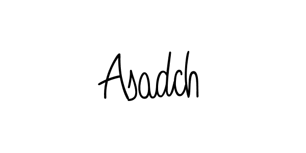 You can use this online signature creator to create a handwritten signature for the name Asadch. This is the best online autograph maker. Asadch signature style 5 images and pictures png
