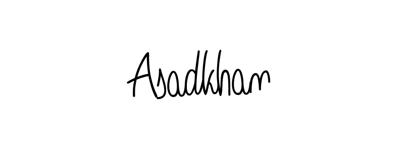 You can use this online signature creator to create a handwritten signature for the name Asadkhan. This is the best online autograph maker. Asadkhan signature style 5 images and pictures png