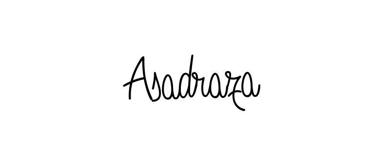 Design your own signature with our free online signature maker. With this signature software, you can create a handwritten (Angelique-Rose-font-FFP) signature for name Asadraza. Asadraza signature style 5 images and pictures png