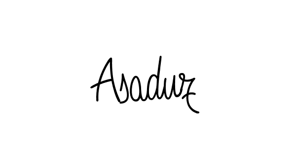 Make a beautiful signature design for name Asaduz. Use this online signature maker to create a handwritten signature for free. Asaduz signature style 5 images and pictures png