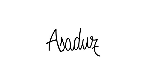 Make a beautiful signature design for name Asaduz. Use this online signature maker to create a handwritten signature for free. Asaduz signature style 5 images and pictures png