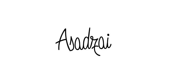 You should practise on your own different ways (Angelique-Rose-font-FFP) to write your name (Asadzai) in signature. don't let someone else do it for you. Asadzai signature style 5 images and pictures png