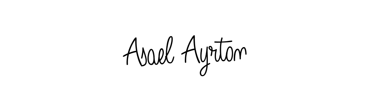 Make a beautiful signature design for name Asael Ayrton. Use this online signature maker to create a handwritten signature for free. Asael Ayrton signature style 5 images and pictures png
