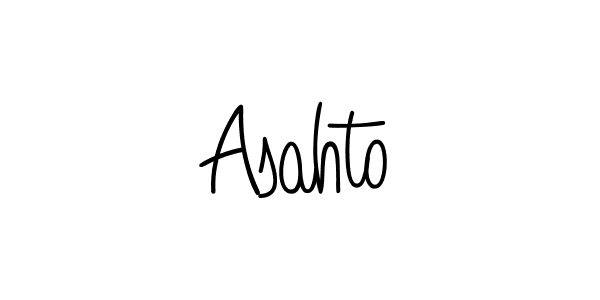 Create a beautiful signature design for name Asahto. With this signature (Angelique-Rose-font-FFP) fonts, you can make a handwritten signature for free. Asahto signature style 5 images and pictures png