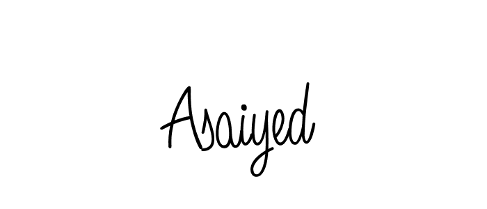 Design your own signature with our free online signature maker. With this signature software, you can create a handwritten (Angelique-Rose-font-FFP) signature for name Asaiyed. Asaiyed signature style 5 images and pictures png