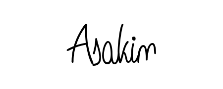 Discover how Asakin looks in an executive cursive font (Angelique-Rose-font-FFP). Perfect for legal documents, invoices, and certificates. Asakin signature style 5 images and pictures png