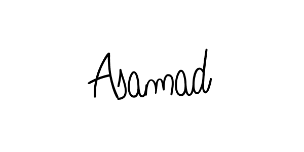 You can use this online signature creator to create a handwritten signature for the name Asamad. This is the best online autograph maker. Asamad signature style 5 images and pictures png