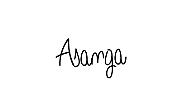 Create a beautiful signature design for name Asanga. With this signature (Angelique-Rose-font-FFP) fonts, you can make a handwritten signature for free. Asanga signature style 5 images and pictures png