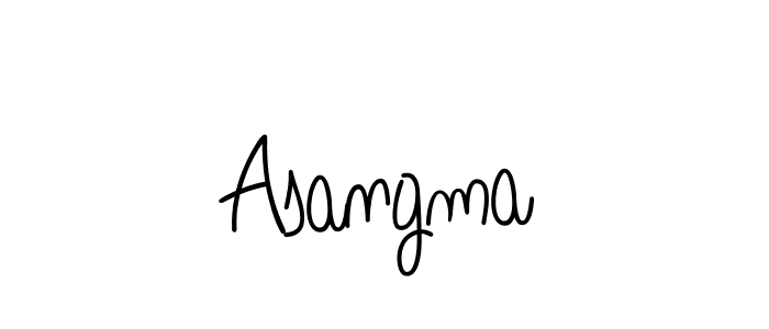 Once you've used our free online signature maker to create your best signature Angelique-Rose-font-FFP style, it's time to enjoy all of the benefits that Asangma name signing documents. Asangma signature style 5 images and pictures png