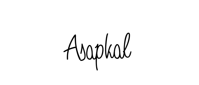 How to Draw Asapkal signature style? Angelique-Rose-font-FFP is a latest design signature styles for name Asapkal. Asapkal signature style 5 images and pictures png