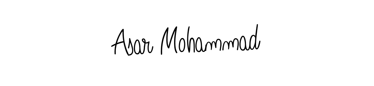 Check out images of Autograph of Asar Mohammad name. Actor Asar Mohammad Signature Style. Angelique-Rose-font-FFP is a professional sign style online. Asar Mohammad signature style 5 images and pictures png