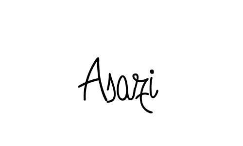 Use a signature maker to create a handwritten signature online. With this signature software, you can design (Angelique-Rose-font-FFP) your own signature for name Asazi. Asazi signature style 5 images and pictures png