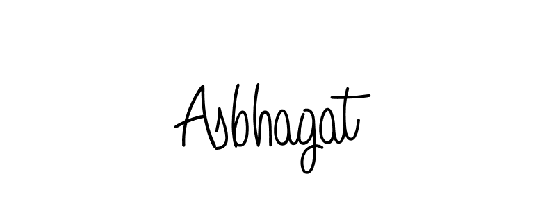 Asbhagat stylish signature style. Best Handwritten Sign (Angelique-Rose-font-FFP) for my name. Handwritten Signature Collection Ideas for my name Asbhagat. Asbhagat signature style 5 images and pictures png