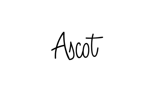 Design your own signature with our free online signature maker. With this signature software, you can create a handwritten (Angelique-Rose-font-FFP) signature for name Ascot. Ascot signature style 5 images and pictures png