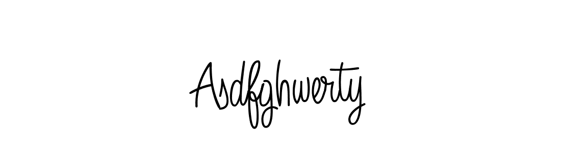 Make a beautiful signature design for name Asdfghwerty. With this signature (Angelique-Rose-font-FFP) style, you can create a handwritten signature for free. Asdfghwerty signature style 5 images and pictures png