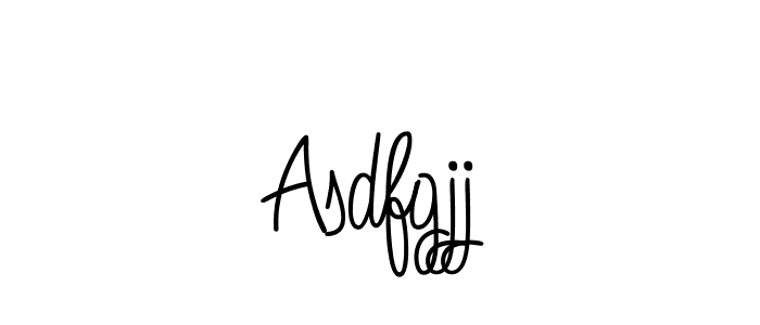 How to make Asdfgjj name signature. Use Angelique-Rose-font-FFP style for creating short signs online. This is the latest handwritten sign. Asdfgjj signature style 5 images and pictures png