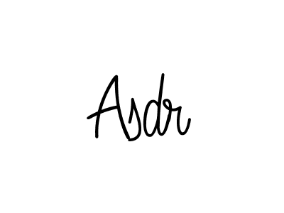Design your own signature with our free online signature maker. With this signature software, you can create a handwritten (Angelique-Rose-font-FFP) signature for name Asdr. Asdr signature style 5 images and pictures png