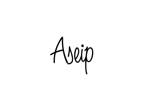 How to make Aseip name signature. Use Angelique-Rose-font-FFP style for creating short signs online. This is the latest handwritten sign. Aseip signature style 5 images and pictures png