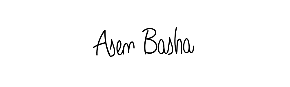 The best way (Angelique-Rose-font-FFP) to make a short signature is to pick only two or three words in your name. The name Asen Basha include a total of six letters. For converting this name. Asen Basha signature style 5 images and pictures png
