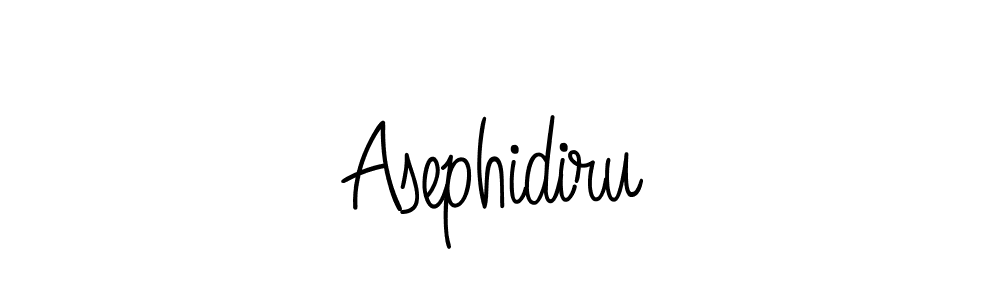 How to Draw Asephidiru signature style? Angelique-Rose-font-FFP is a latest design signature styles for name Asephidiru. Asephidiru signature style 5 images and pictures png