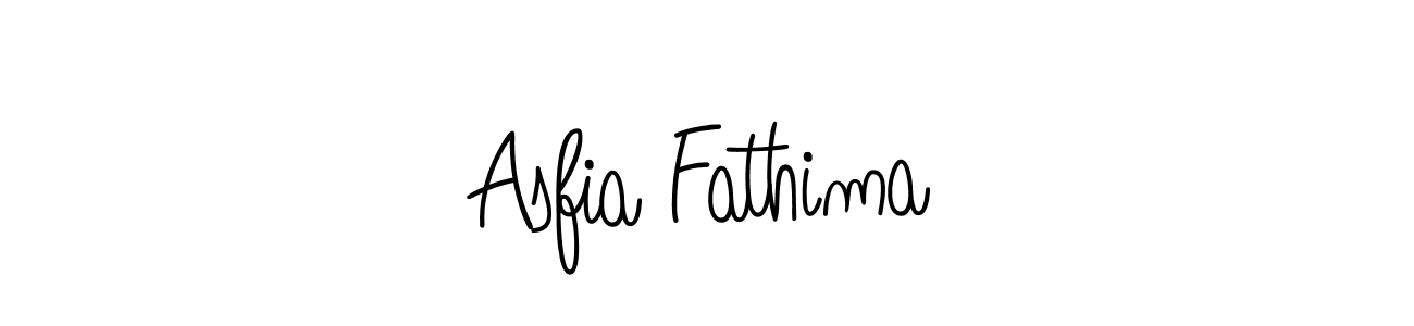 Make a beautiful signature design for name Asfia Fathima. With this signature (Angelique-Rose-font-FFP) style, you can create a handwritten signature for free. Asfia Fathima signature style 5 images and pictures png