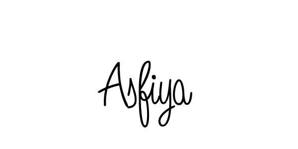 You should practise on your own different ways (Angelique-Rose-font-FFP) to write your name (Asfiya) in signature. don't let someone else do it for you. Asfiya signature style 5 images and pictures png