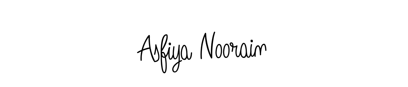 How to make Asfiya Noorain signature? Angelique-Rose-font-FFP is a professional autograph style. Create handwritten signature for Asfiya Noorain name. Asfiya Noorain signature style 5 images and pictures png