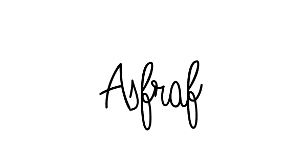Make a beautiful signature design for name Asfraf. With this signature (Angelique-Rose-font-FFP) style, you can create a handwritten signature for free. Asfraf signature style 5 images and pictures png