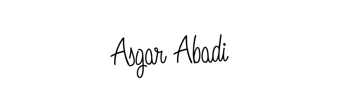 This is the best signature style for the Asgar Abadi name. Also you like these signature font (Angelique-Rose-font-FFP). Mix name signature. Asgar Abadi signature style 5 images and pictures png