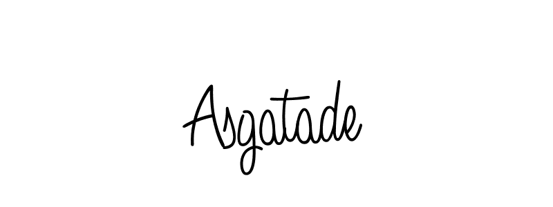 How to make Asgatade signature? Angelique-Rose-font-FFP is a professional autograph style. Create handwritten signature for Asgatade name. Asgatade signature style 5 images and pictures png