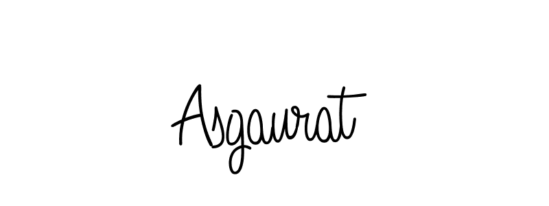 How to make Asgaurat name signature. Use Angelique-Rose-font-FFP style for creating short signs online. This is the latest handwritten sign. Asgaurat signature style 5 images and pictures png