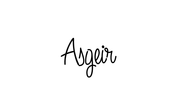 Use a signature maker to create a handwritten signature online. With this signature software, you can design (Angelique-Rose-font-FFP) your own signature for name Asgeir. Asgeir signature style 5 images and pictures png