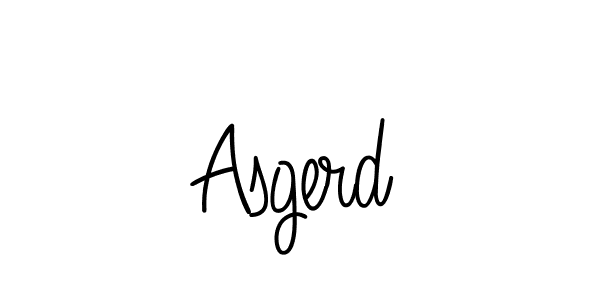 Also we have Asgerd name is the best signature style. Create professional handwritten signature collection using Angelique-Rose-font-FFP autograph style. Asgerd signature style 5 images and pictures png