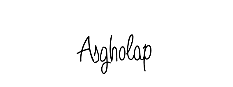 Create a beautiful signature design for name Asgholap. With this signature (Angelique-Rose-font-FFP) fonts, you can make a handwritten signature for free. Asgholap signature style 5 images and pictures png