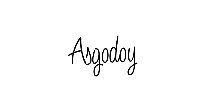 if you are searching for the best signature style for your name Asgodoy. so please give up your signature search. here we have designed multiple signature styles  using Angelique-Rose-font-FFP. Asgodoy signature style 5 images and pictures png